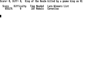 Caverns of Larn (The) atari screenshot